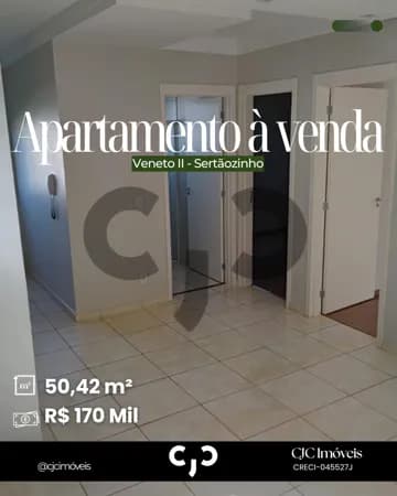 Apartamento no Veneto II - Sertãozinho - SP