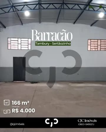 Barracão no Tambury - Sertãozinho - SP