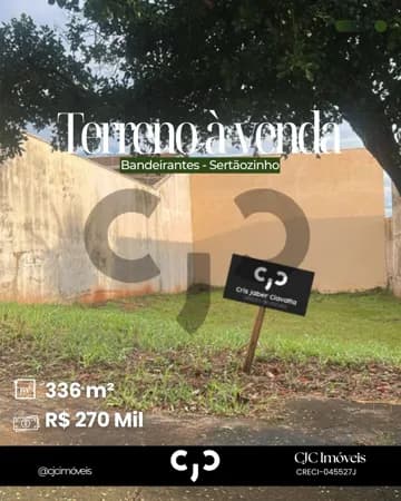 Terreno no Bandeirantes - Sertãozinho - SP