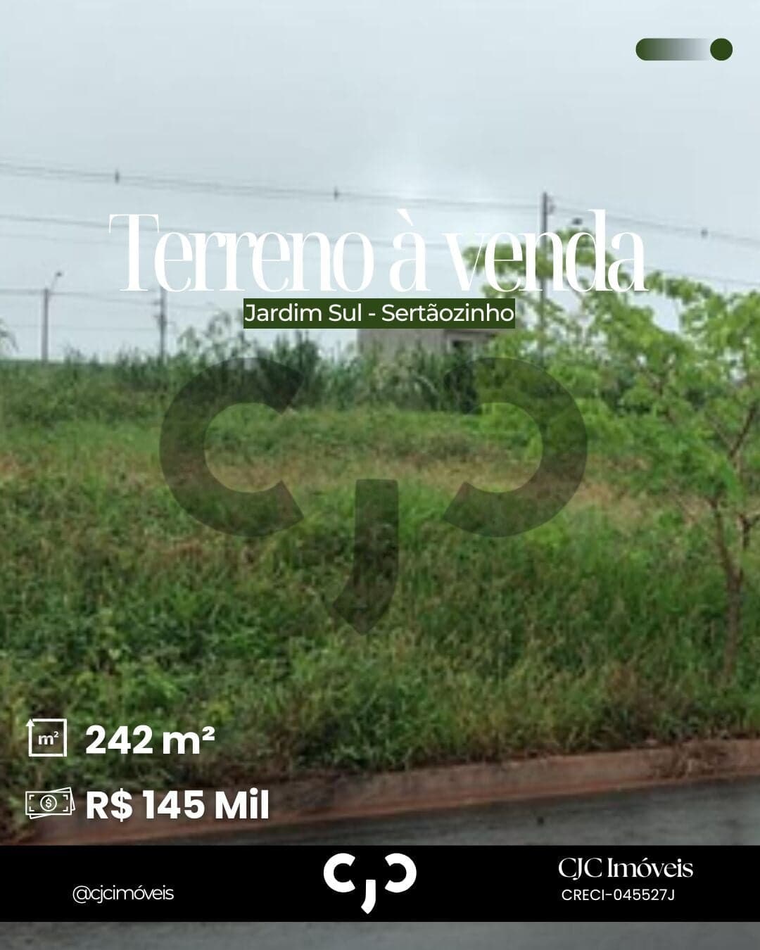 Terreno no Jardim Sul - Sertãozinho - SP
