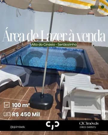 Área de Lazer no Alto do Ginásio - Sertãozinho - SP