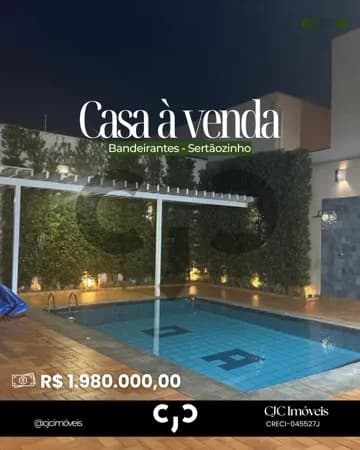Casa no Bandeirantes - Sertãozinho - SP