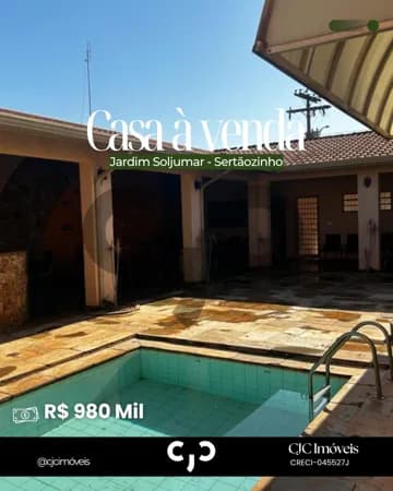 Casa no Jardim Soljumar -Sertãozinho - SP