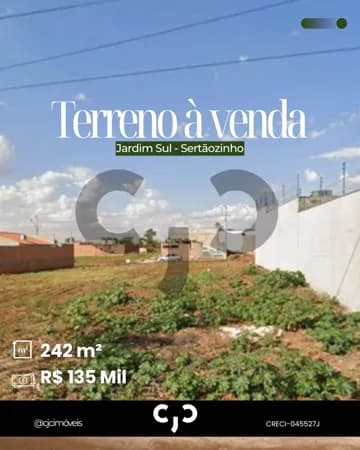 Terreno no Jardim Sul - Sertãozinho - SP
