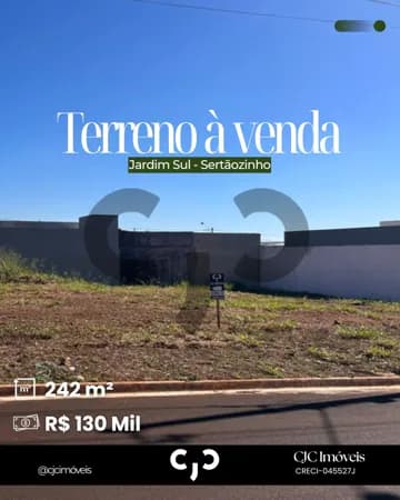 Terreno no Jardim Sul - Sertãozinho - SP
