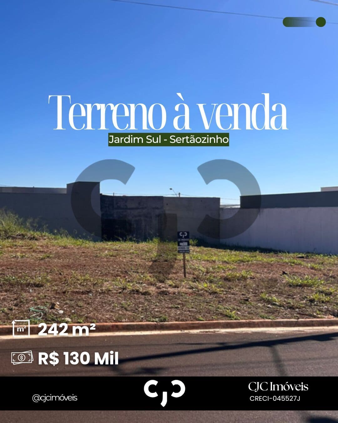 Terreno no Jardim Sul - Sertãozinho - SP