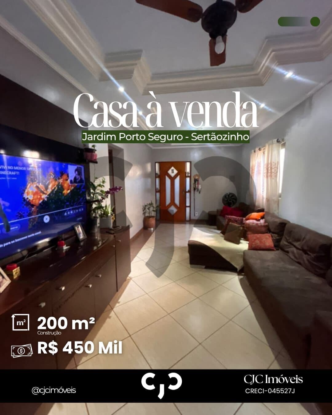 Sobrado com Salão Comercial no Jardim Porto Seguro - Sertãozinho - SP