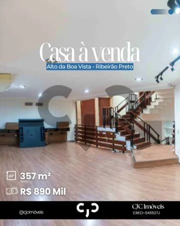 Casa no Alto da Boa Vista - Ribeirão Preto - SP
