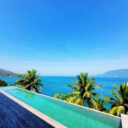 Linda Casa Costa Bela na Feiticeira em Ilhabela