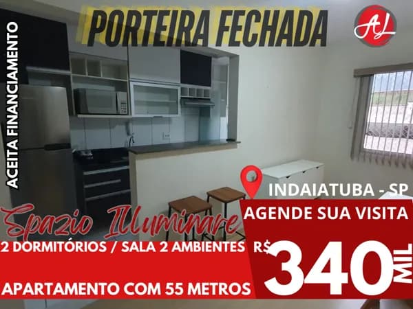 Apartamento De Porteira Fechada A Venda - Indaiatuba - SP!