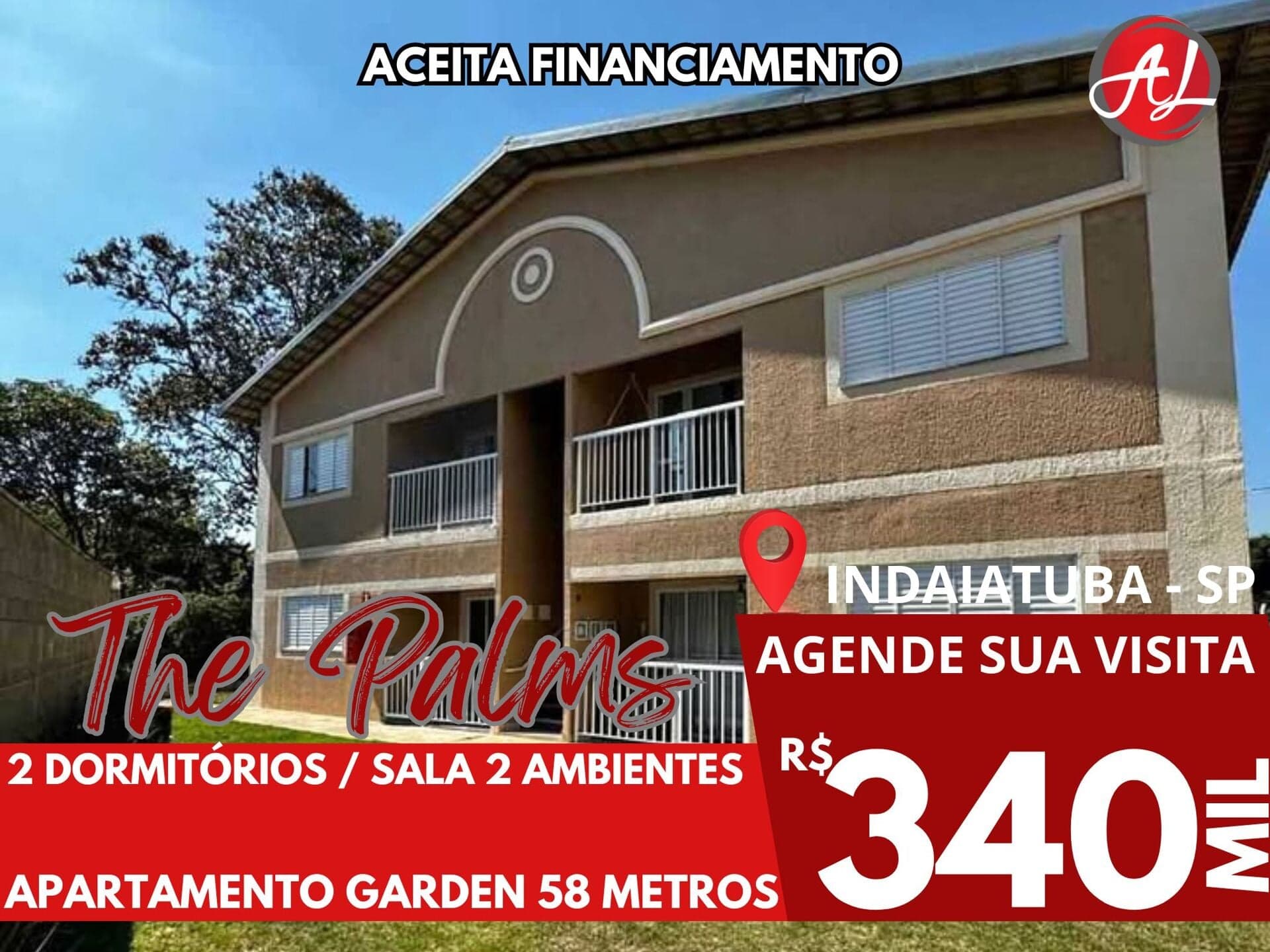 Apartamento Tipo Garden A Venda - 2 Dormitórios - Indaiatuba - SP!
