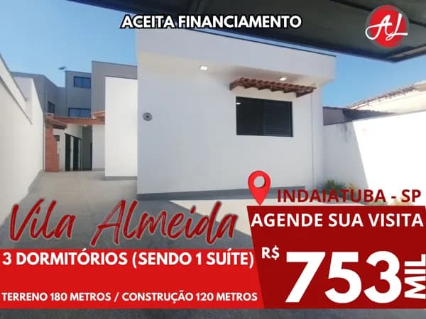 Casa Nova A Venda - Região Central E Próximo Ao Parque Ecológico De Indaiatuba - SP!