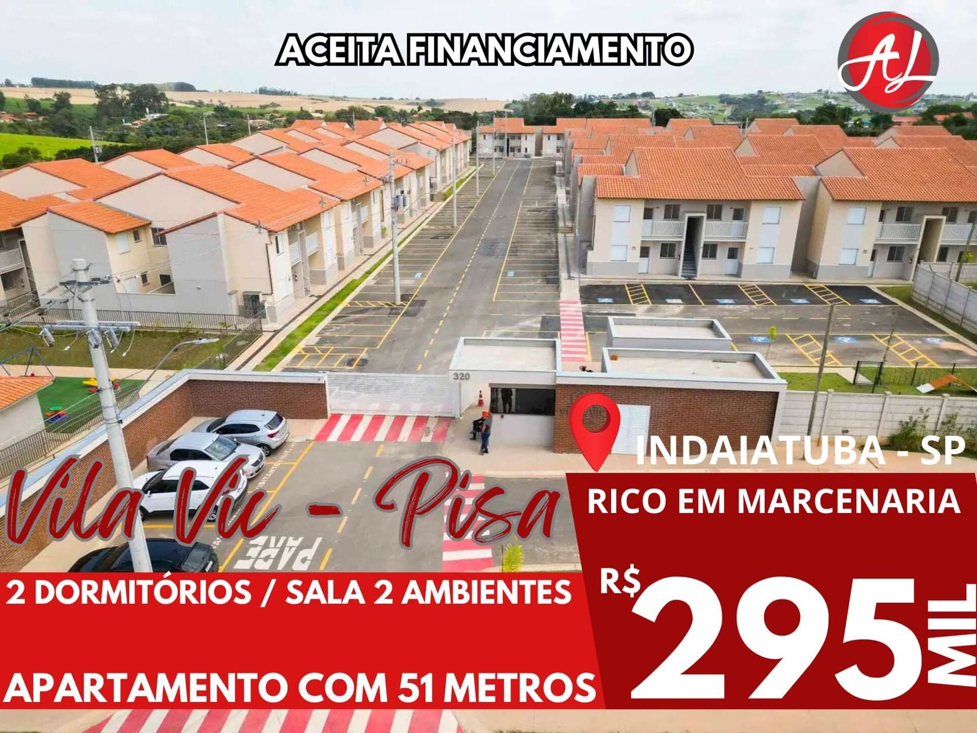 Lindo Apartamento Rico Em Armários Planejados - Villa Vic - Indaiatuba - SP!
