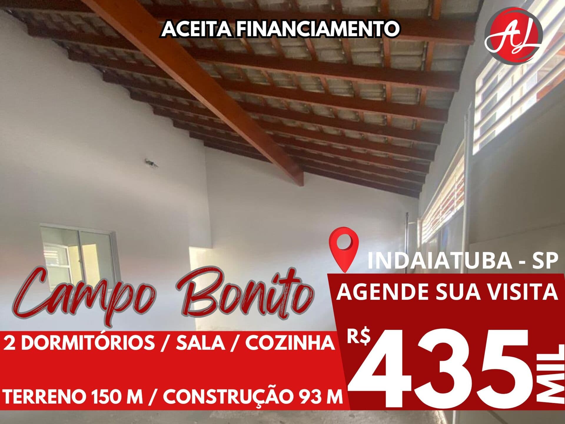 Casa Térrea A Venda Com 2 Dormitórios - Campo Bonito - Indaiatuba - SP!