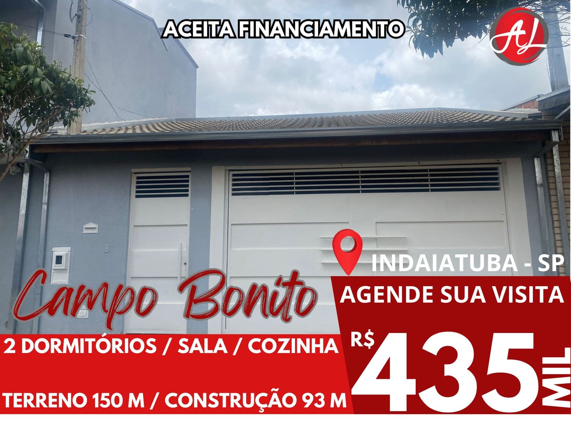 Casa Térrea A Venda Com 2 Dormitórios - Campo Bonito - Indaiatuba - SP!