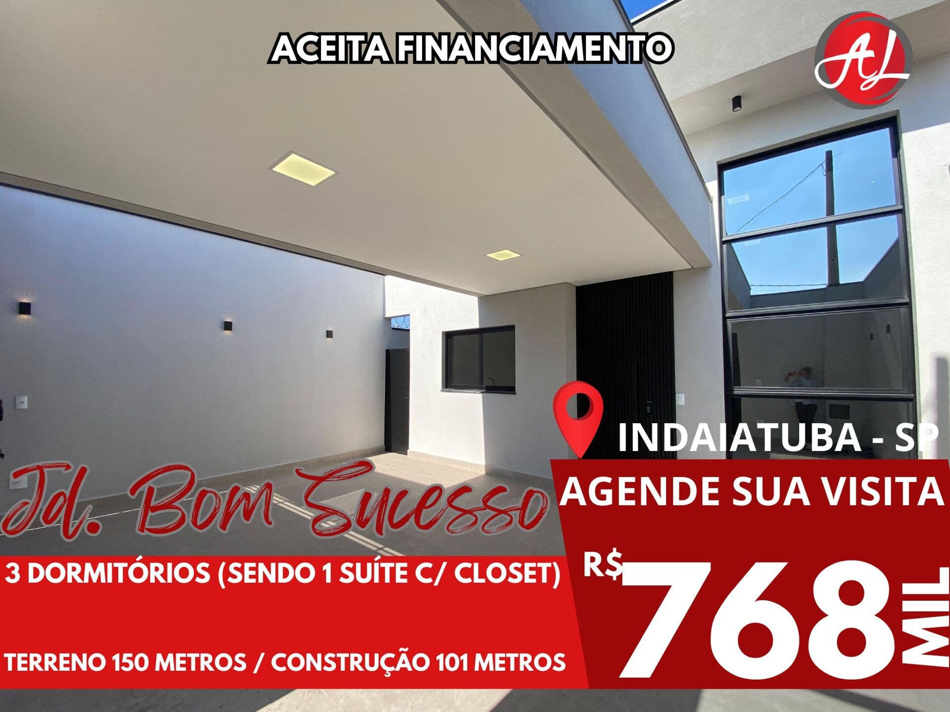 Casa Nova A Venda Jardim Bom Sucesso - Indaiatuba - SP!