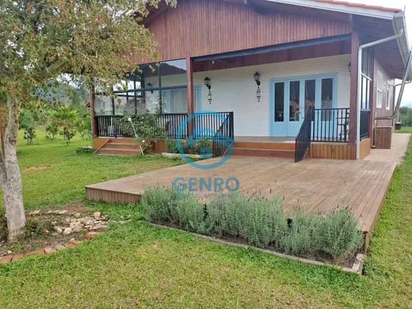 Chácara em Condomínio Rural e Terreno de 1.950m² com Escritura Pública à venda em Canelinha/SC