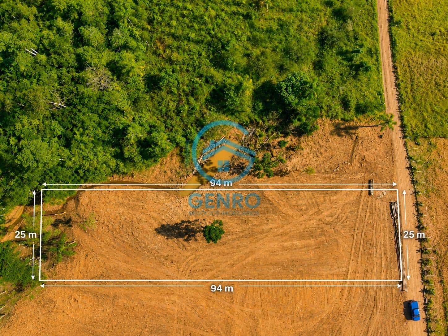 Lote para Chácara em Meio a Natureza com Lagoa e Terreno de 2.350m² à venda em Tijucas/SC