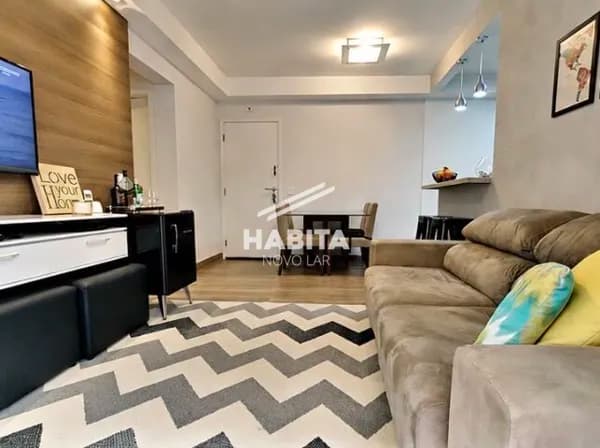 Apartamento com lazer completo - quadra da Praia em Santos