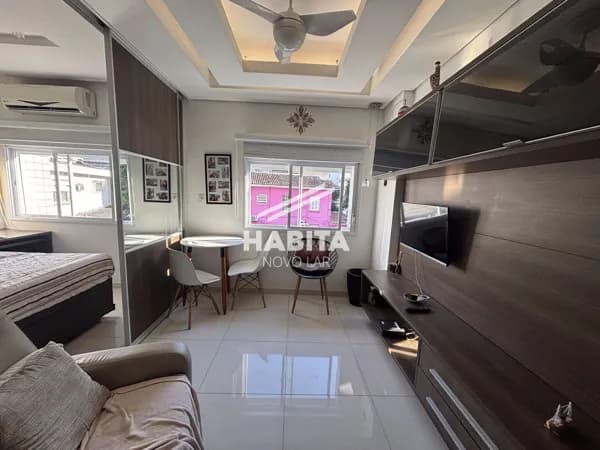 Apartamento de 1 dormitório em Aparecida, Santos/SP
