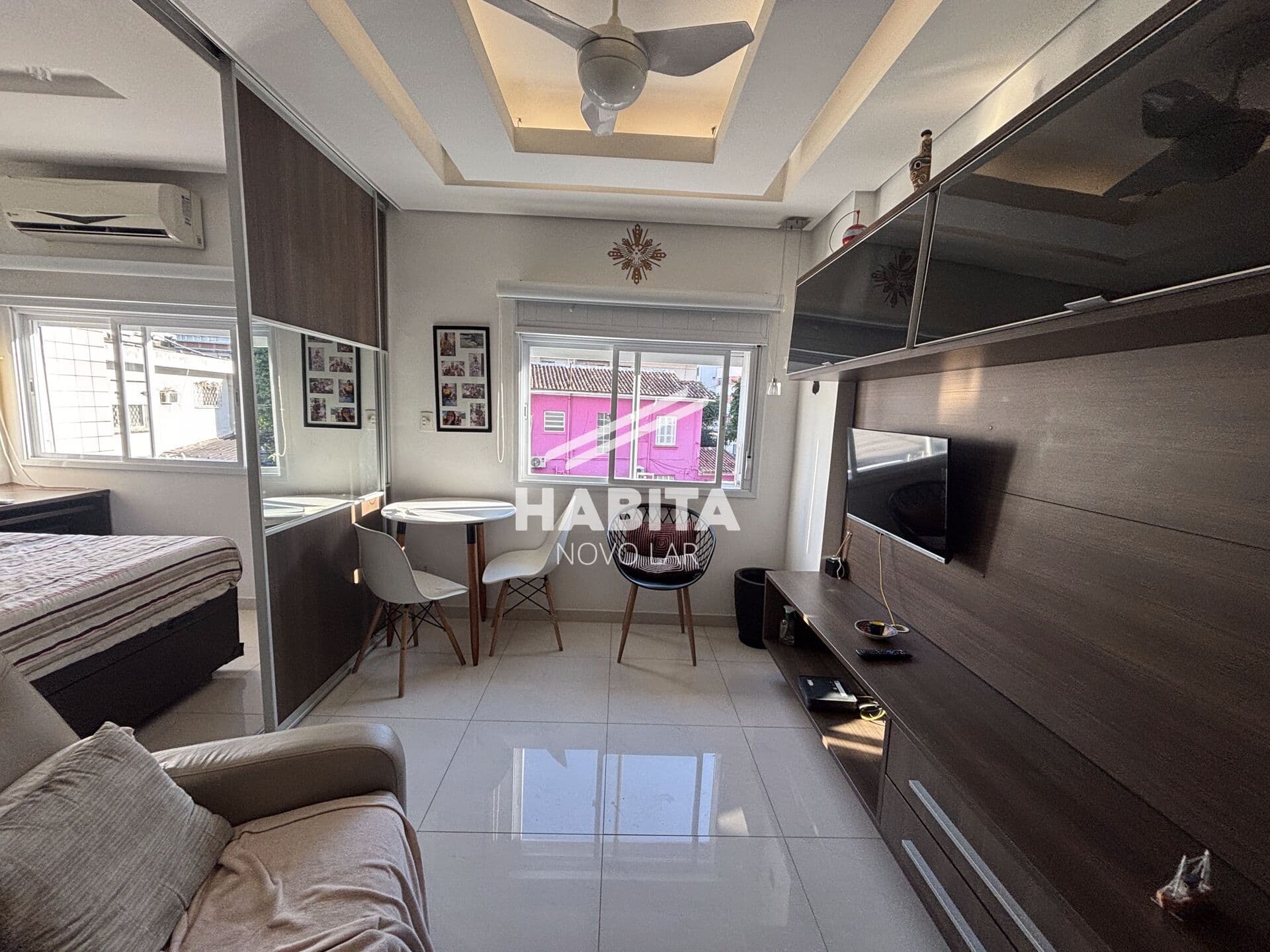 Apartamento de 1 dormitório em Aparecida, Santos/SP