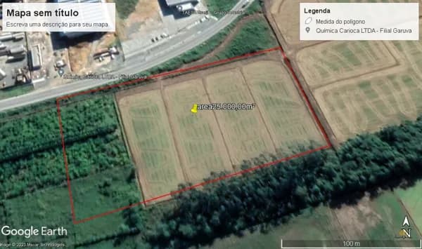 Área Industrial localizada em Garuva, SC,