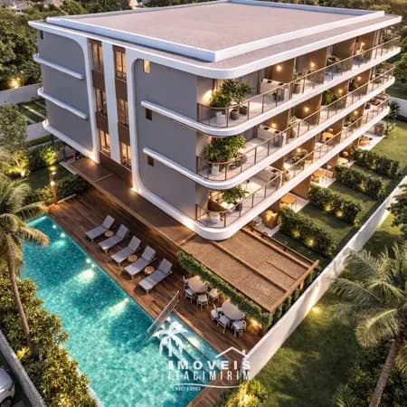 Lançamento na Praia do Surf Apartamento 1/4 ou 2 Suítes - Itacimirim