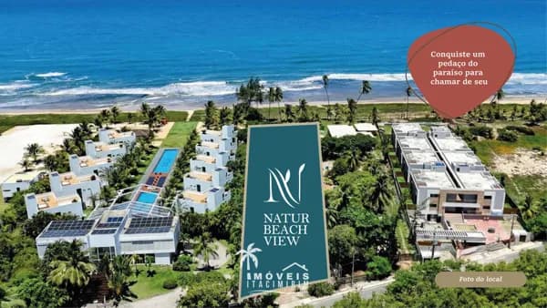 Apartamento 3/4 Natur Beach View Pé na Areia - Itacimirim Lançamento