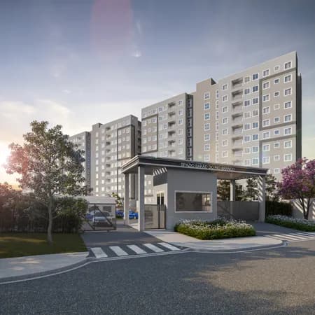 Apartamento de 2/4 com varanda e área privativa