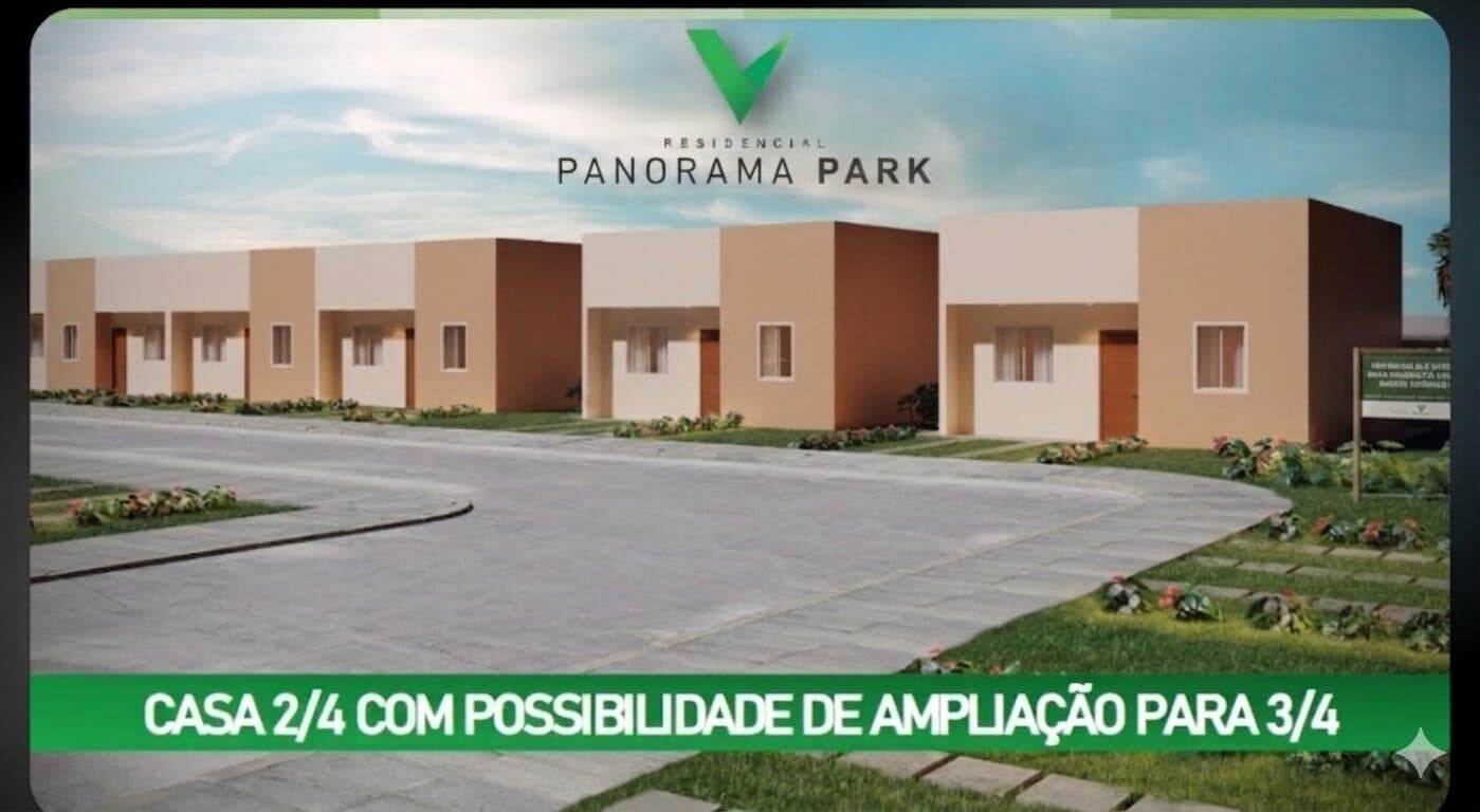 Casa 2/4 ampliável para 3/4