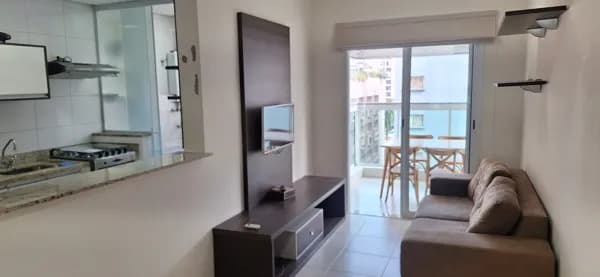 1 QUARTO MOBILIADO COM 1 VAGA PRÉDDIO COM LAZER E SERVIÇOS NO GONZAGA , SANTOS
