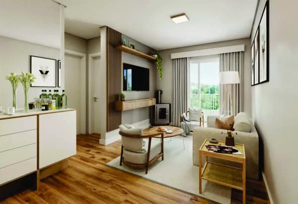 Apartamento de 2 dormitórios no Vale dos Pinheiros