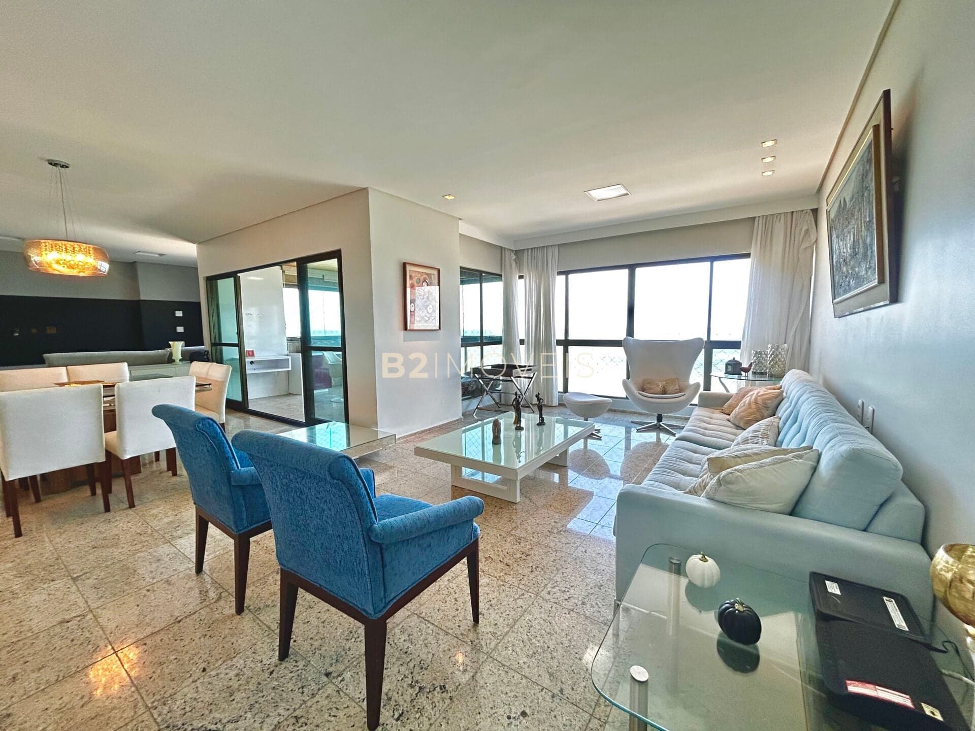 Apartamento para aluguel no Vereda do Mar – 193m², 3 suítes e varanda gourmet