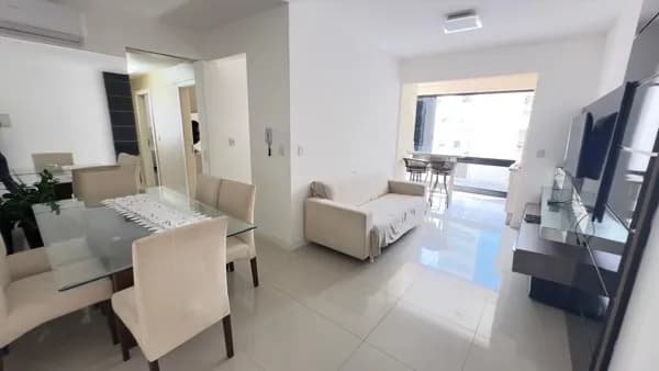 Aluguel Anual, 3 dorm, quadra mar, mobiliado, Meia Praia