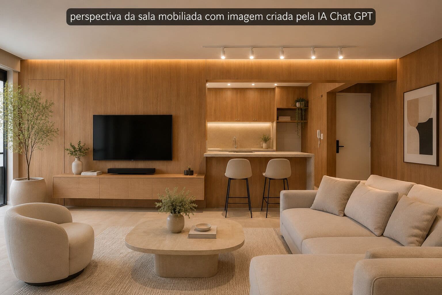 Apartamento totalmente reformado, com projeto contemporâneo e acabamentos de alto padrão, pronto para morar.