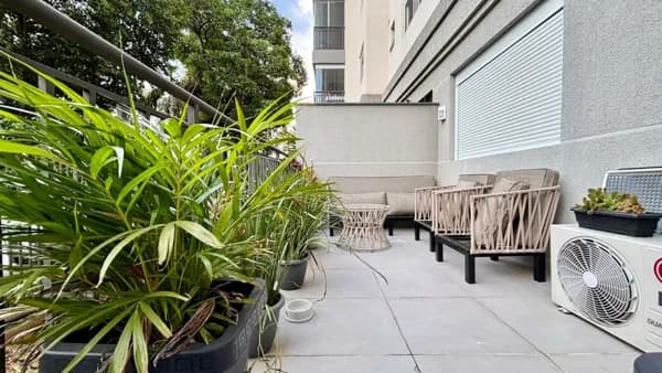 Apartamento garden para venda em Santo Amaro com 2 quartos, sendo 1 suíte, 66m² : APS4Q