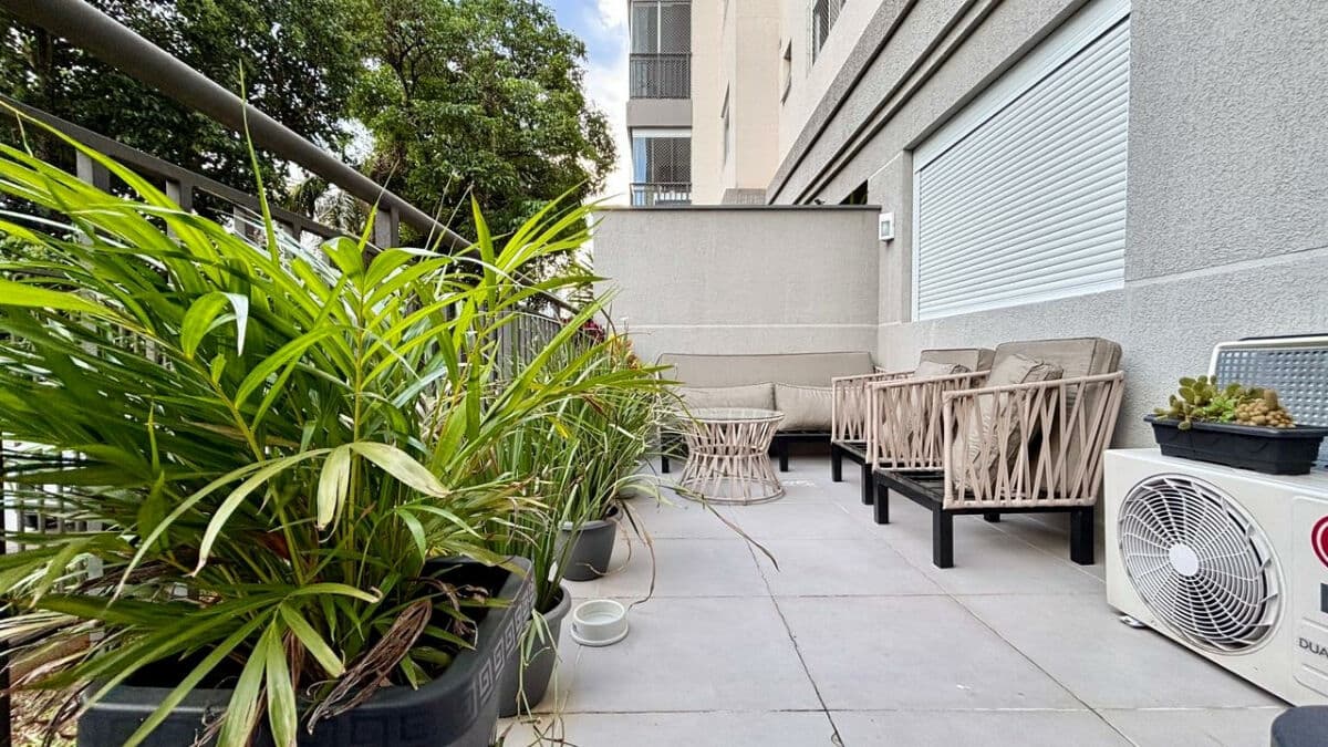 Apartamento garden para venda em Santo Amaro com 2 quartos, sendo 1 suíte, 66m² : APS4Q