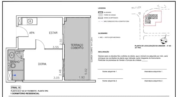 Apartamento para venda em Itaim Bibi com 1 quarto, 34m² : H6HV5