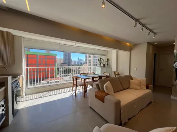 Apartamento para venda em Brooklin Paulista com 2 quartos, sendo 1 suíte, 65m² : R71WH