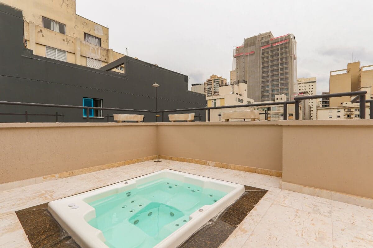 Cobertura para venda em Bela Vista com 2 quartos, sendo 1 suíte, 127m² : 6N9RP