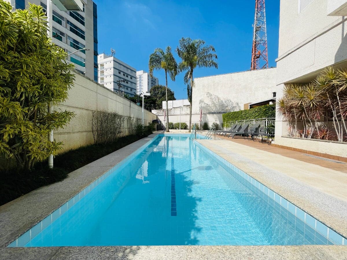 Apartamento para venda em Santo Amaro com 2 quartos, sendo 1 suíte, 60m² : 69L85