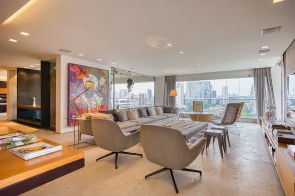 Apartamento para venda em Pinheiros com 3 quartos, sendo 3 suítes, 352m² : 7X6Z8