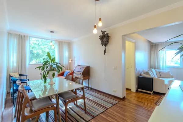 Apartamento para venda em Brooklin Paulista com 1 quarto, sendo 1 suíte, 61m² : 7HXYH