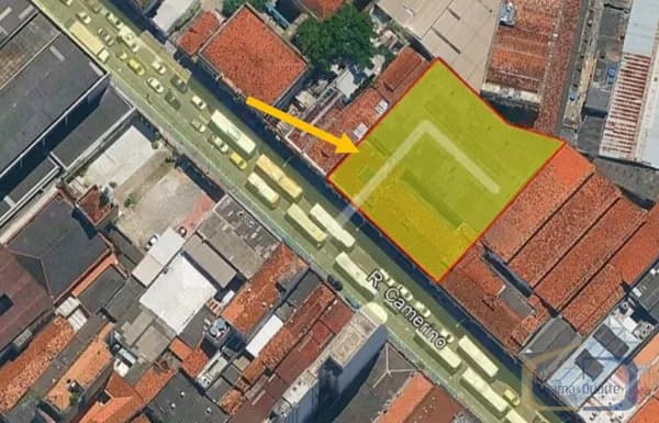 Terreno com 1.300 m² no Centro do Rio de Janeiro, localizado na Rua Camerino, com grande potencial construtivo.