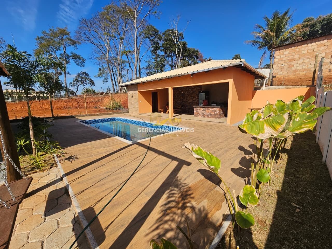 Linda chácara nova com 3 Quartos, Área gourmet e piscina!