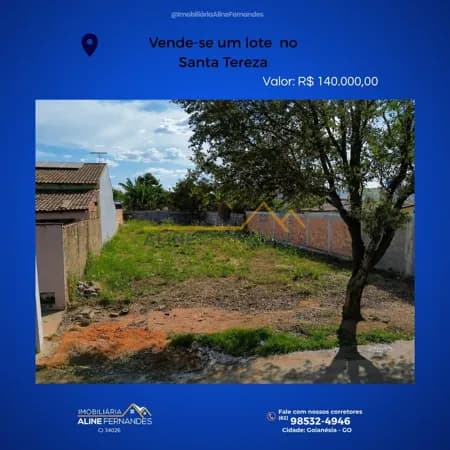 Lote/Terreno em Goianésia - Santa Tereza