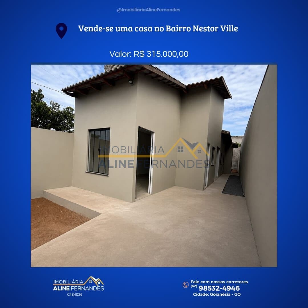Casa em Goianésia - Residencial Nestor Ville