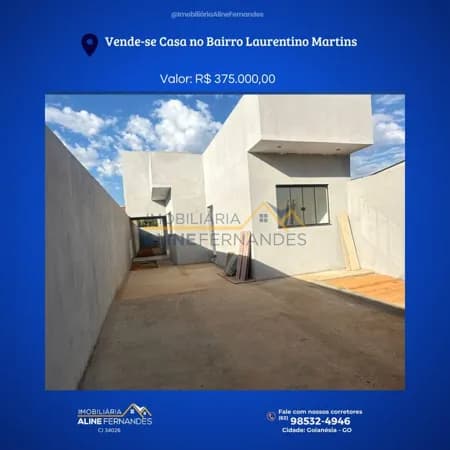 Casa em Goianésia - Residencial Laurentino Martins