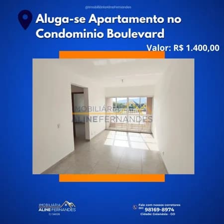 Apartamento em Goianésia - Residencial Laurentino Martins