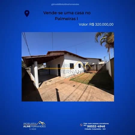 Casa em Goianésia - Residencial Parque das Palmeiras